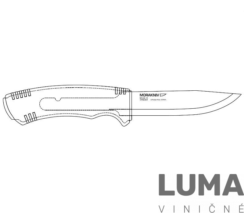 Nôž Mora Bushcraft Black