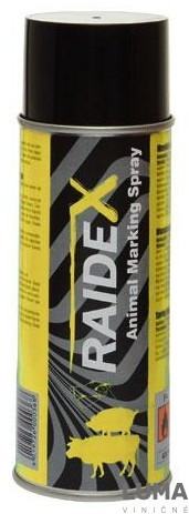 Značkovacia farba v spreji 400ml RAIDEX žltý