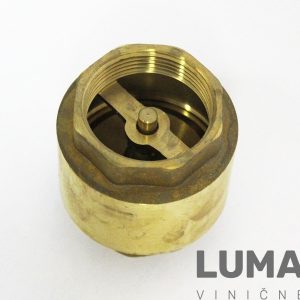 Spätná klapka zvislá mosadzná - spätná klapka 6/4" zvislá