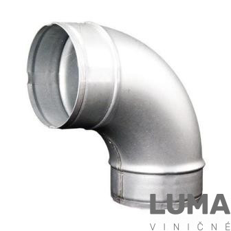 Koleno okrúhle 90°pozinkované - DN150