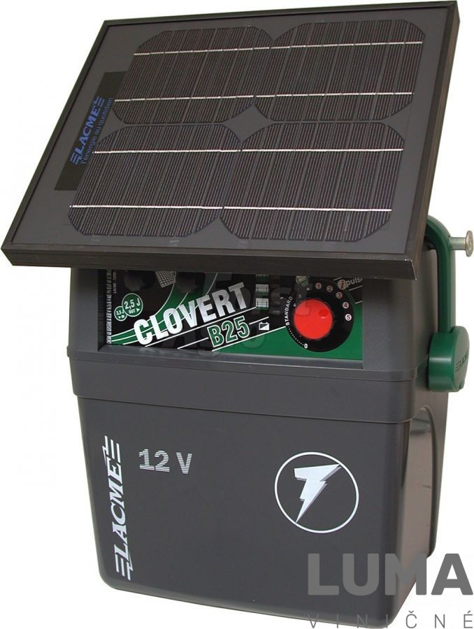 Batériový zdroj CLOVERT B25, 2,5J 12V +solárny panel 10W