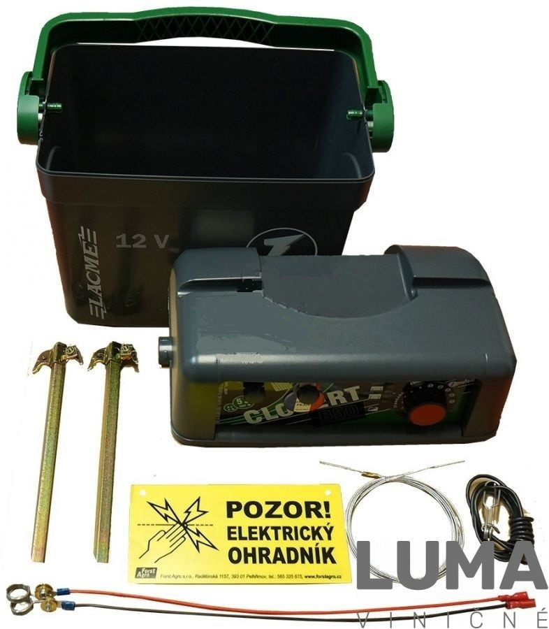 Batériový zdroj CLOVERT B25, 2,5J 12V +solárny panel 10W