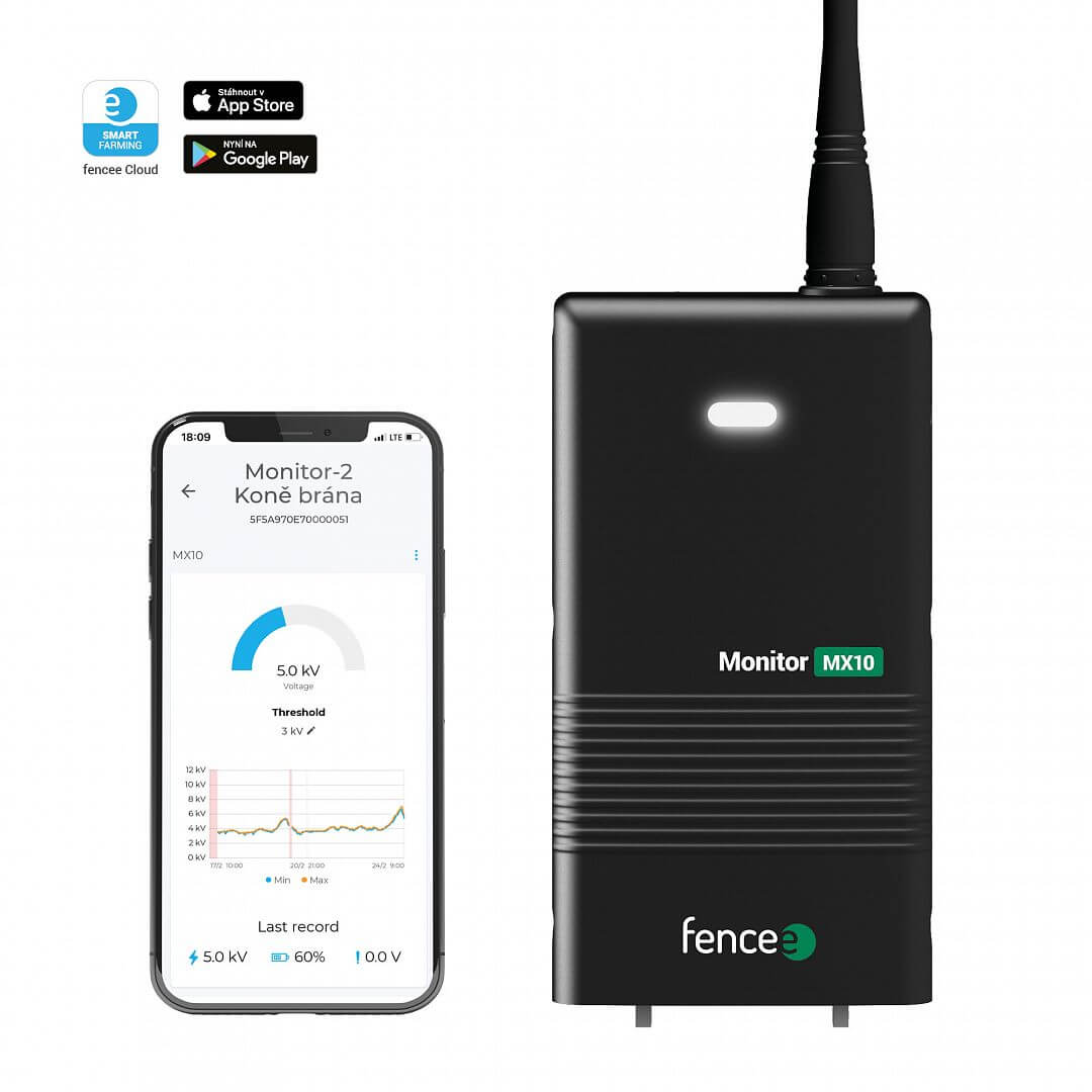 Monitorovacie zariadenie Monitor MX10 k elektrickému ohradníku